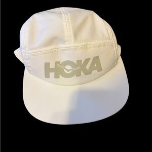 HOKA White Performance Running Cap brand never used unisex